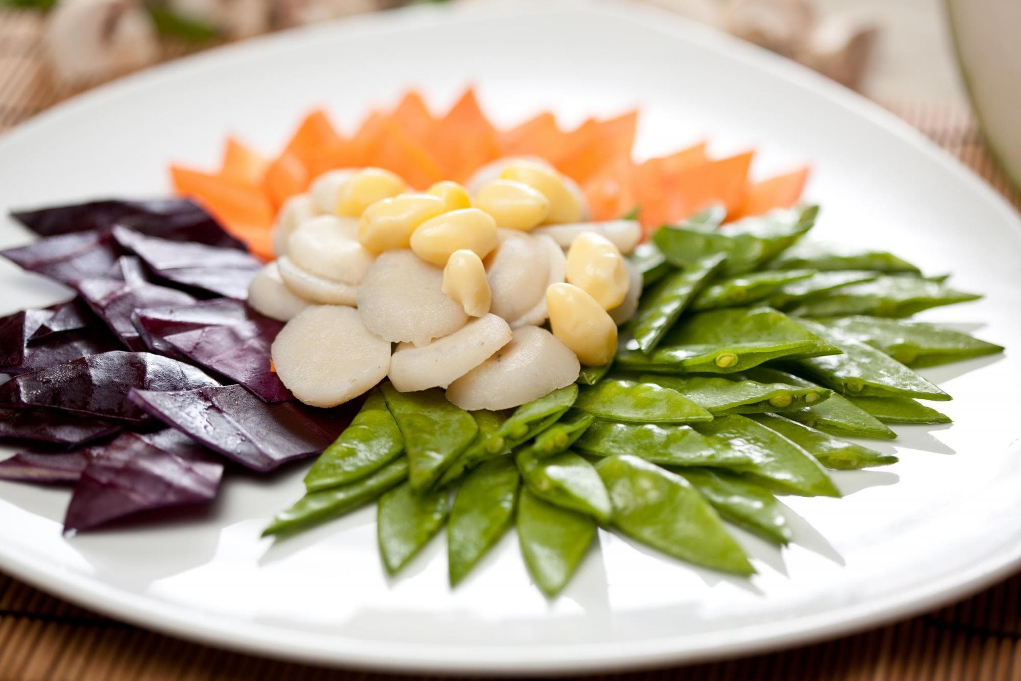 Gnocchi di riso ai gamberi piselli porcini e germogli di soia